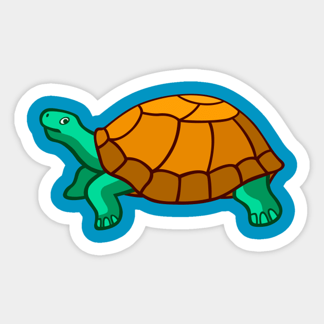 Cartoon turtle illustration Sticker by AlexanderZam